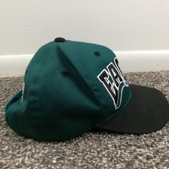 Vintage 90s Philadelphia Eagles Hat The G Cap Snapback Youth? Green - Picture 4 of 7
